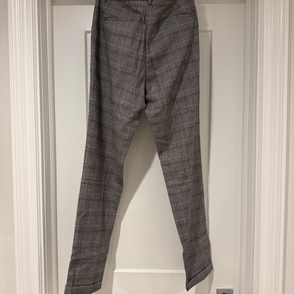 Massimo Dutti Gray Plaid Women's Blazer & Trousers - Picture 11 of 15